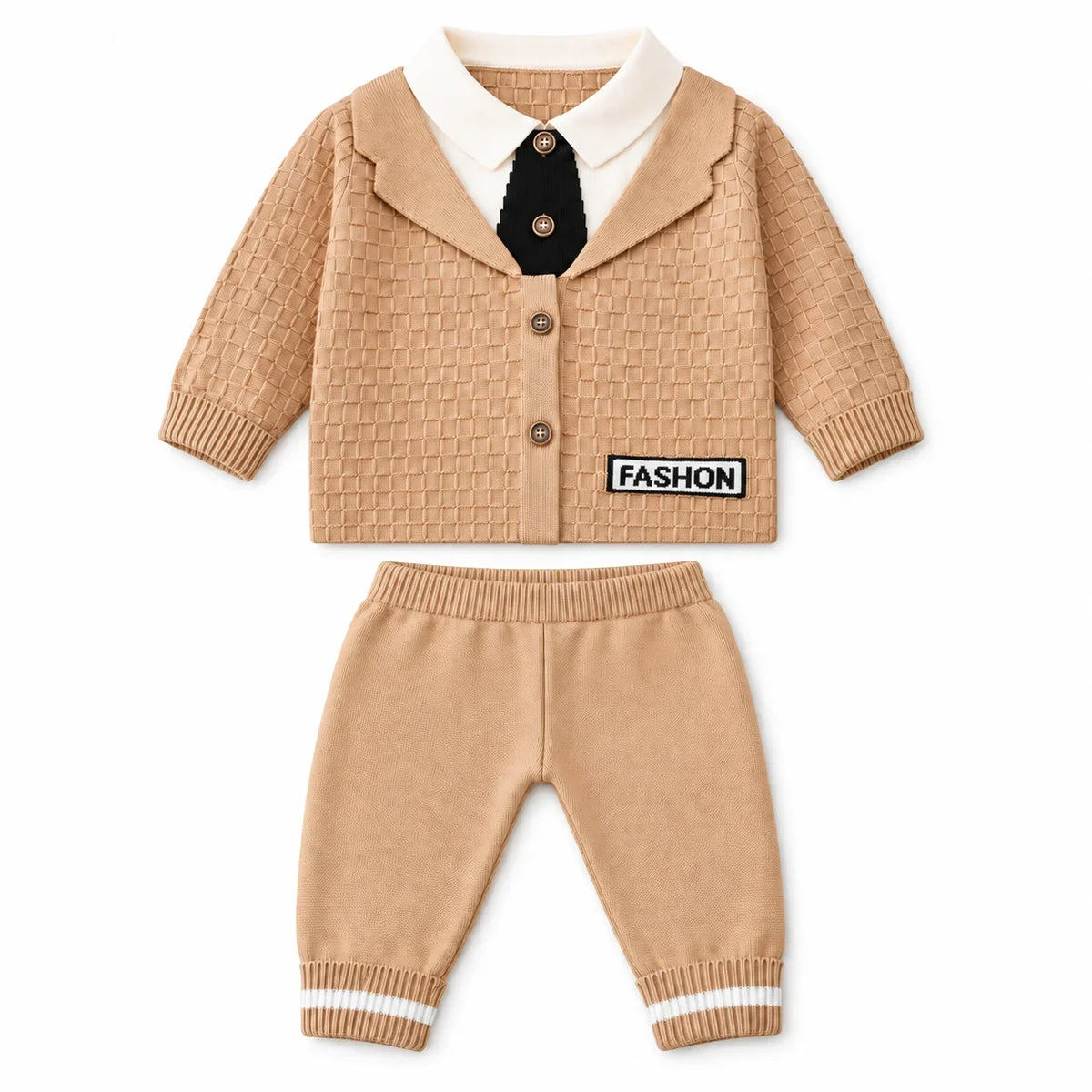 Baby boy winter clothes in Pakistan - rabbit wool sweater suits and hooded rompers