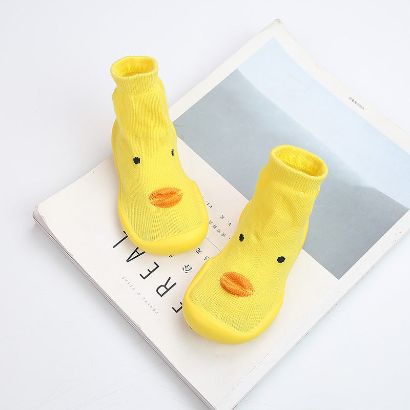 Baby Winter Soft Sole Non-Slip Socks Shoes | Warm Cartoon Character Shoes for Toddlers 0–3 Year