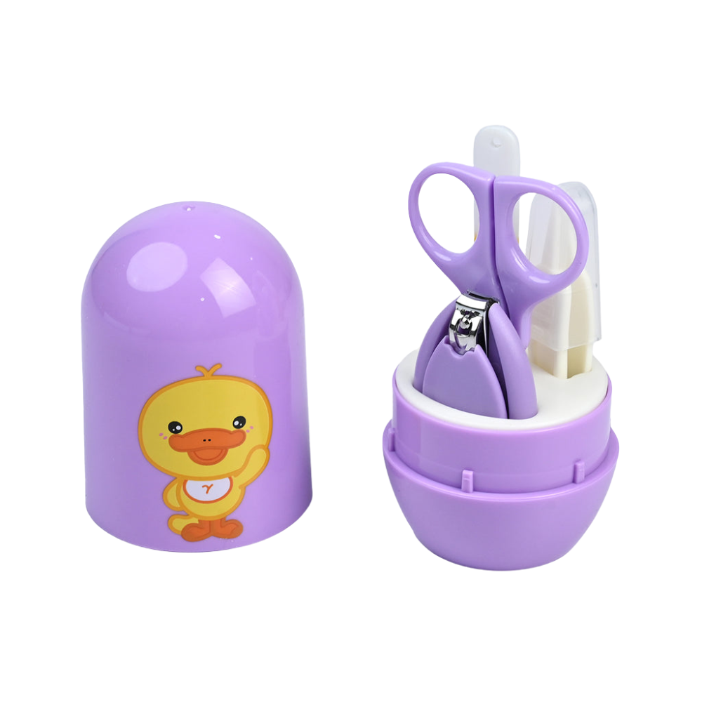 Imported 4 Piece Baby Nail Care Kit – Safe Grooming Set with Case