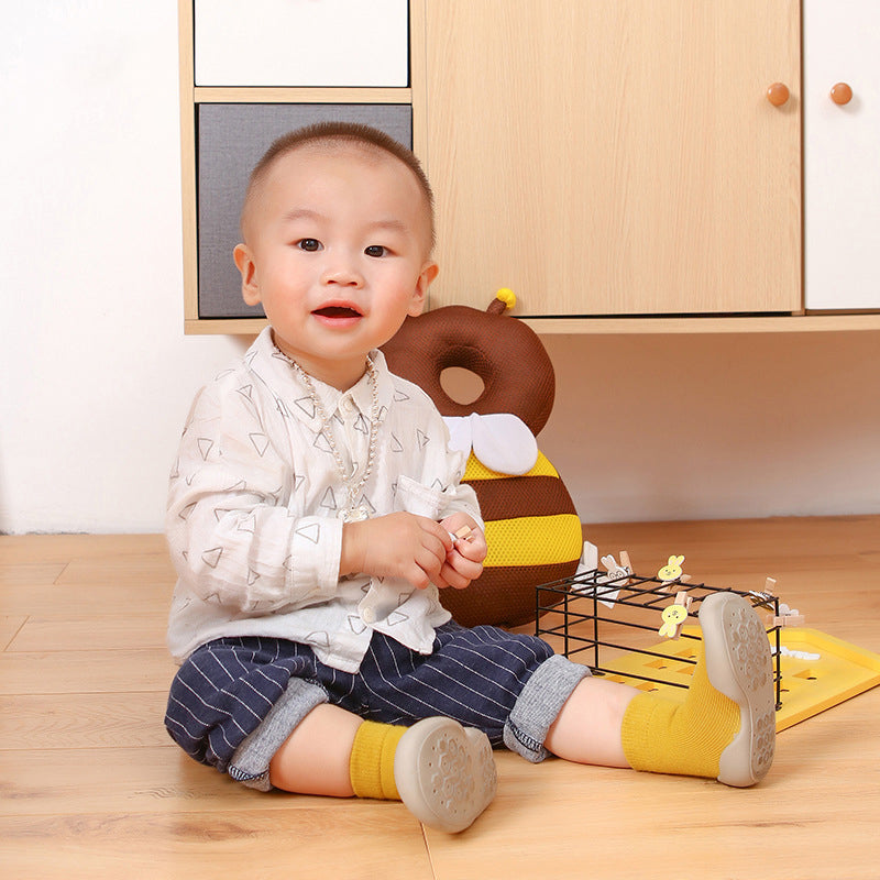 Imported 1 Pair Baby Kids Non Slip Rubber Soft Sole Socks Floor Shoes for 0-12 Months