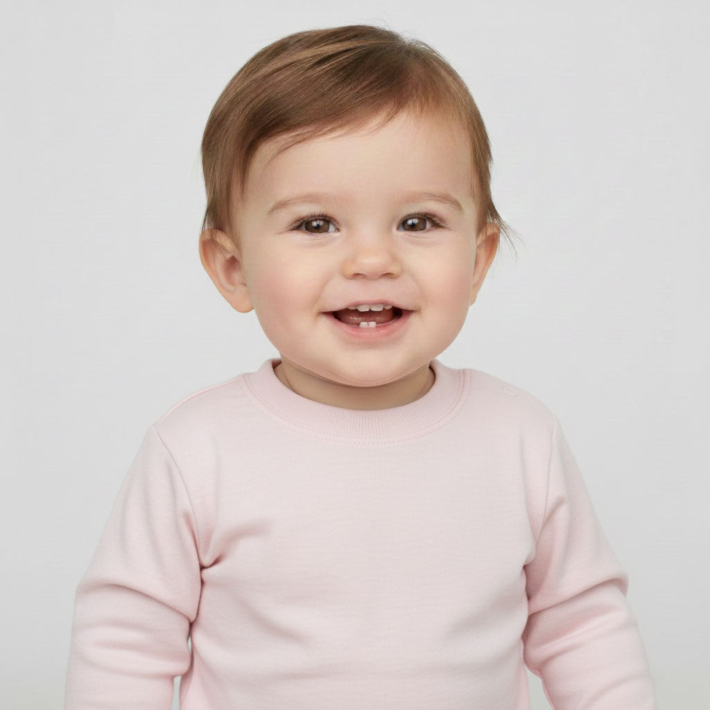 Soft Combed Cotton Breathable Round Neck Inner Shirt Pink (0-16 Months)