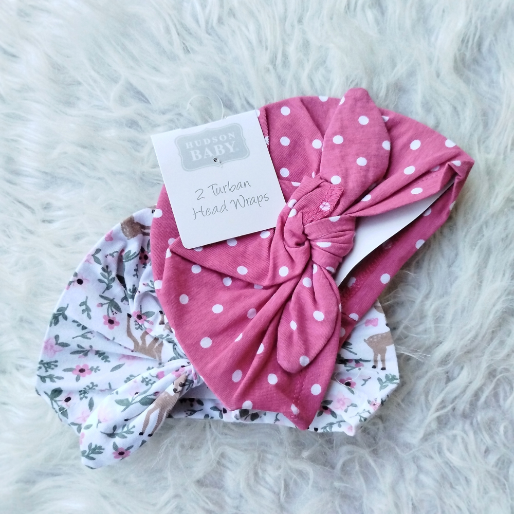 Imported Baby Pack of 2 Knot Cute Caps for 0-24 Months