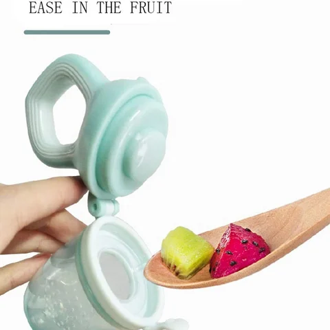 Imported Baby Fresh Fruit Pacifier Silicone Nipple Food Feeder
