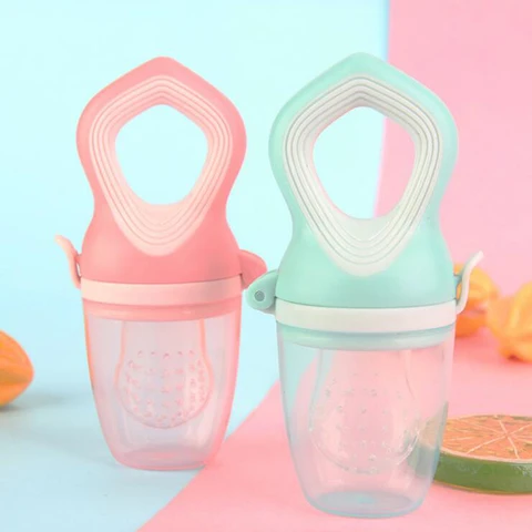 Imported Baby Fresh Fruit Pacifier Silicone Nipple Food Feeder