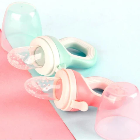 Imported Baby Fresh Fruit Pacifier Silicone Nipple Food Feeder