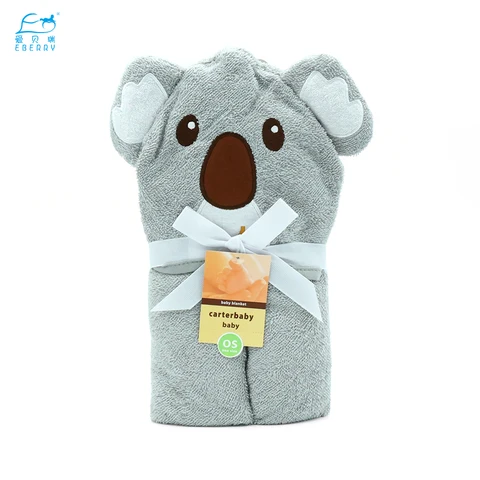 Imported Baby 3D Animal Character Hooded Cotton Towel
