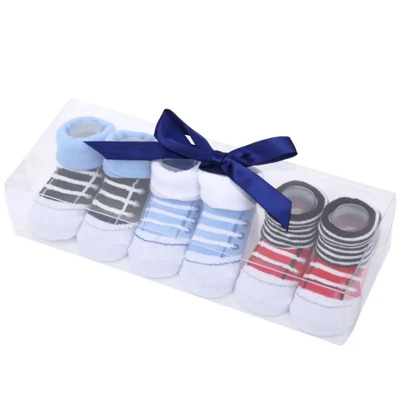 Imported Pack of  3 Pcs Socks Gift Set for 0-9 Months