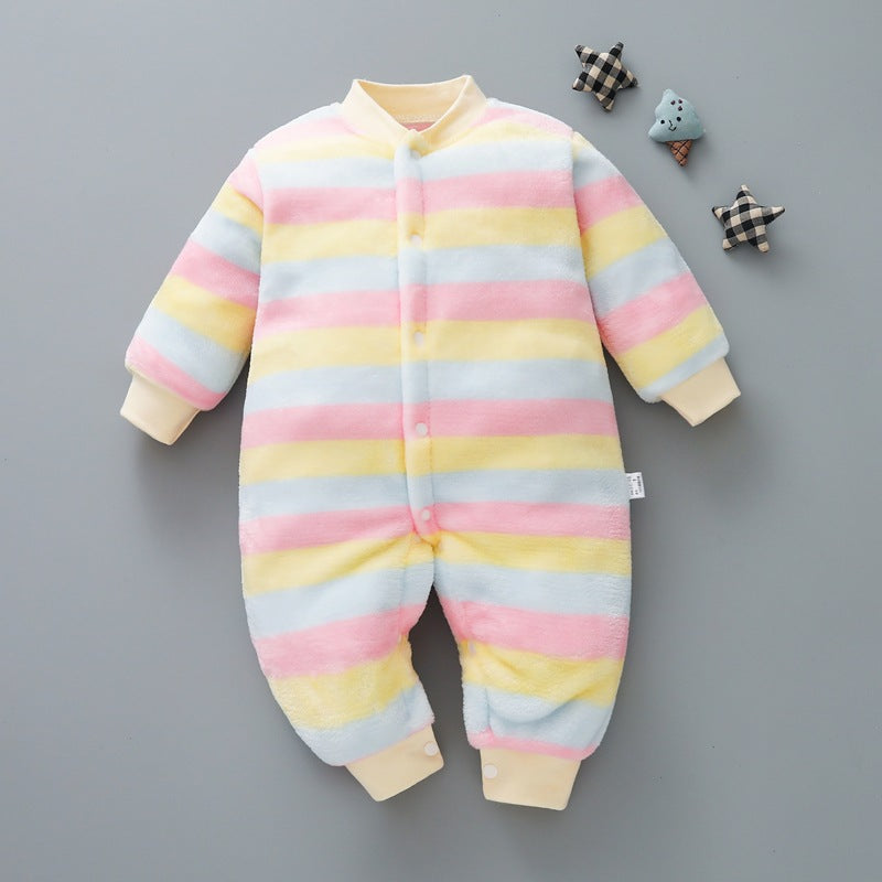 Imported Winter Baby Kids Gentleman Warm Romper for 0-18 months