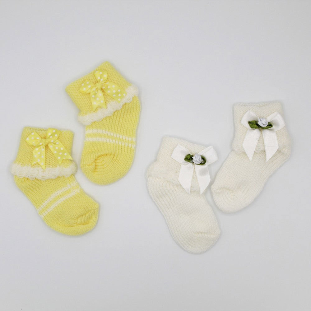 Baby Winter Woolen Socks 2 Pairs Warm Woolen Socks