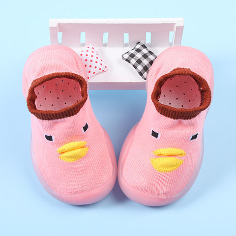 Baby Winter Soft Sole Non-Slip Socks Shoes | Warm Cartoon Character Shoes for Toddlers 0–3 Year
