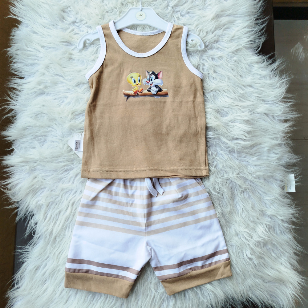 Baby Kids Cute Sleeveless Sando Dress for 0 - 5 Years