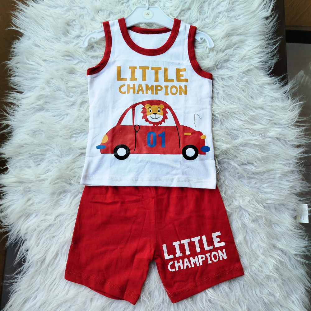 Baby Kids Cute Sleeveless Sando Dress for 0 - 5 Years