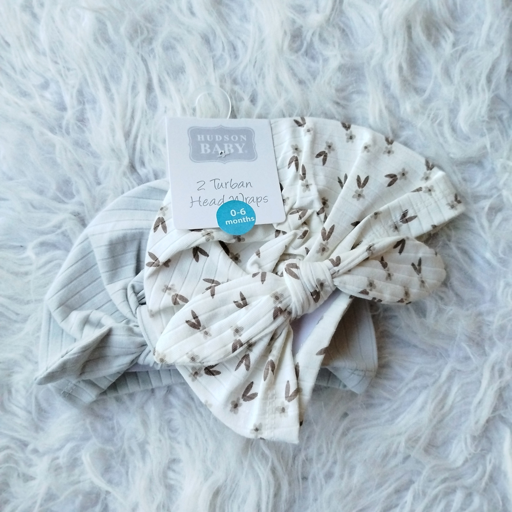 Imported Baby Pack of 2 Knot Cute Caps for 0-24 Months