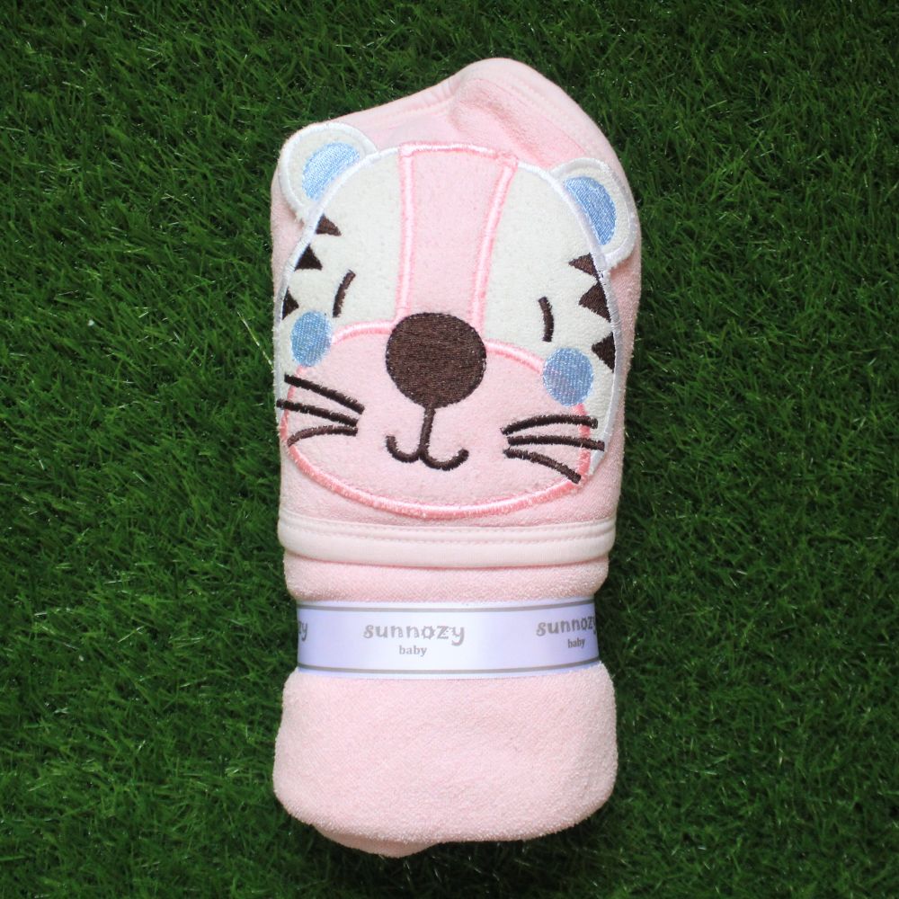 Imported Baby Cute 3D Animal Character Hooded Towel