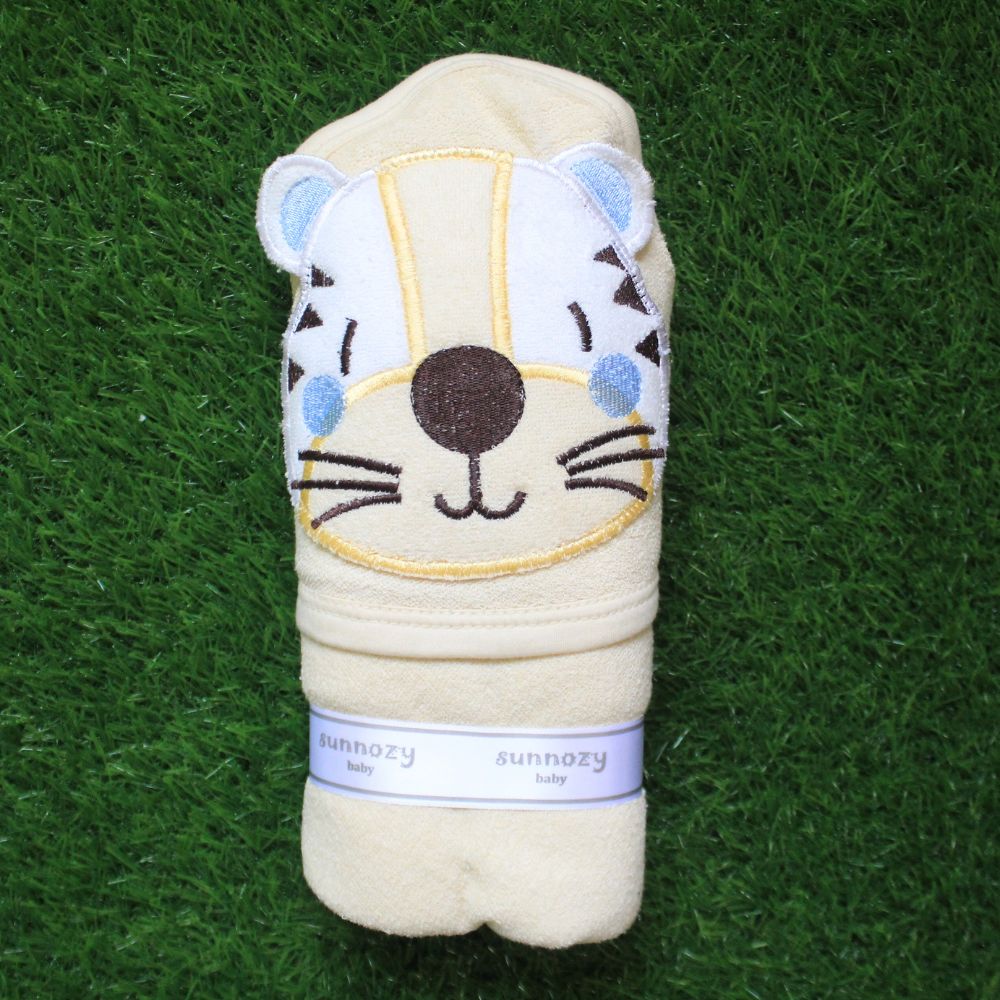 Imported Baby Cute 3D Animal Character Hooded Towel