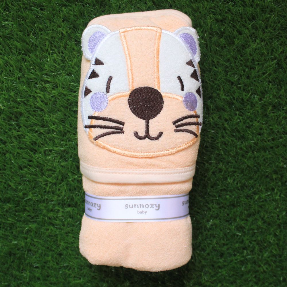 Imported Baby Cute 3D Animal Character Hooded Towel