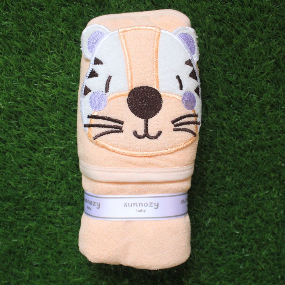 Imported Baby Cute 3D Animal Character Hooded Towel