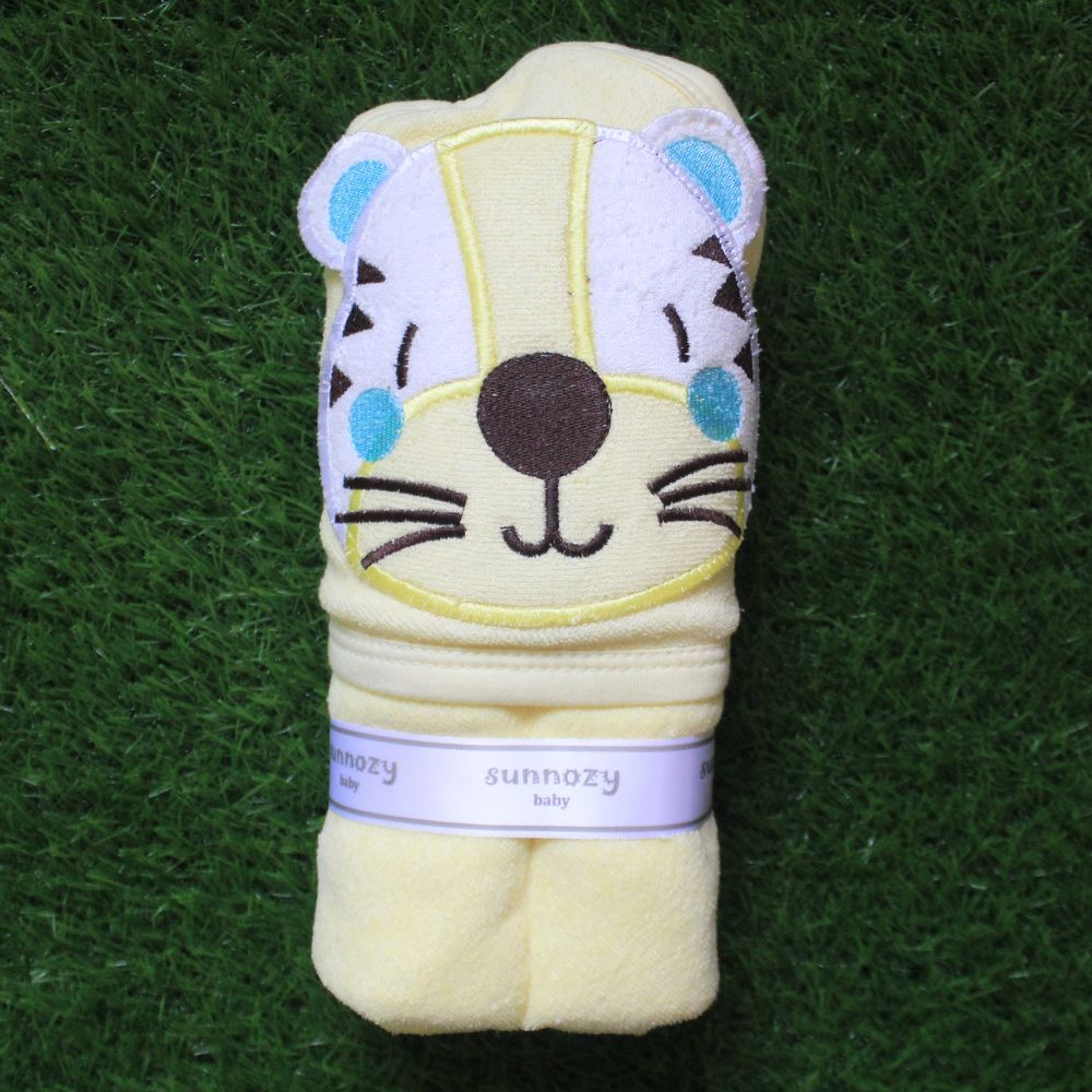 Imported Baby Cute 3D Animal Character Hooded Towel