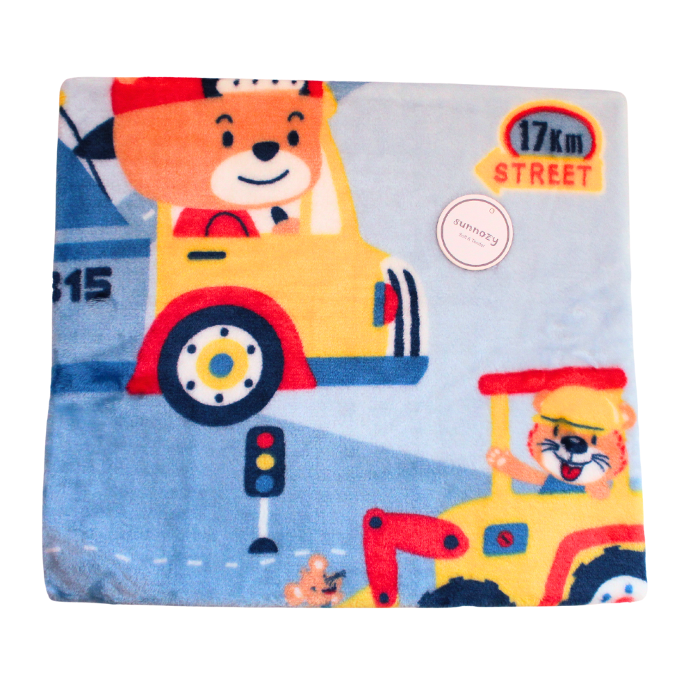 Imported Baby Soft Cute Characters Printed Fleece Blanket