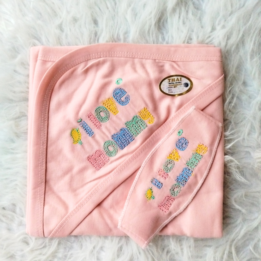 Newborn Baby Embroidered Super Soft Wrapping Sheet - SALE OFFER