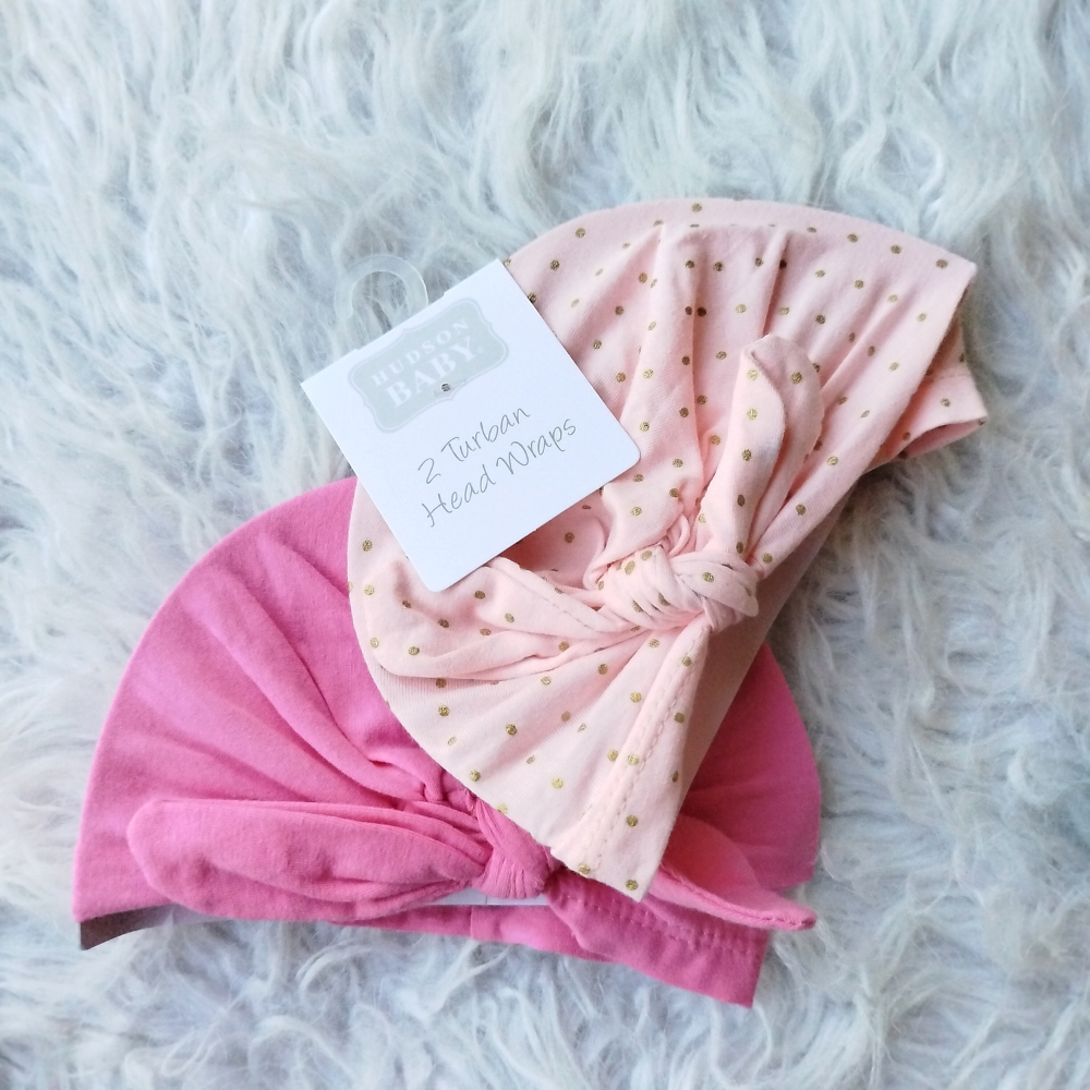 Imported Baby Pack of 2 Knot Cute Caps for 0-24 Months