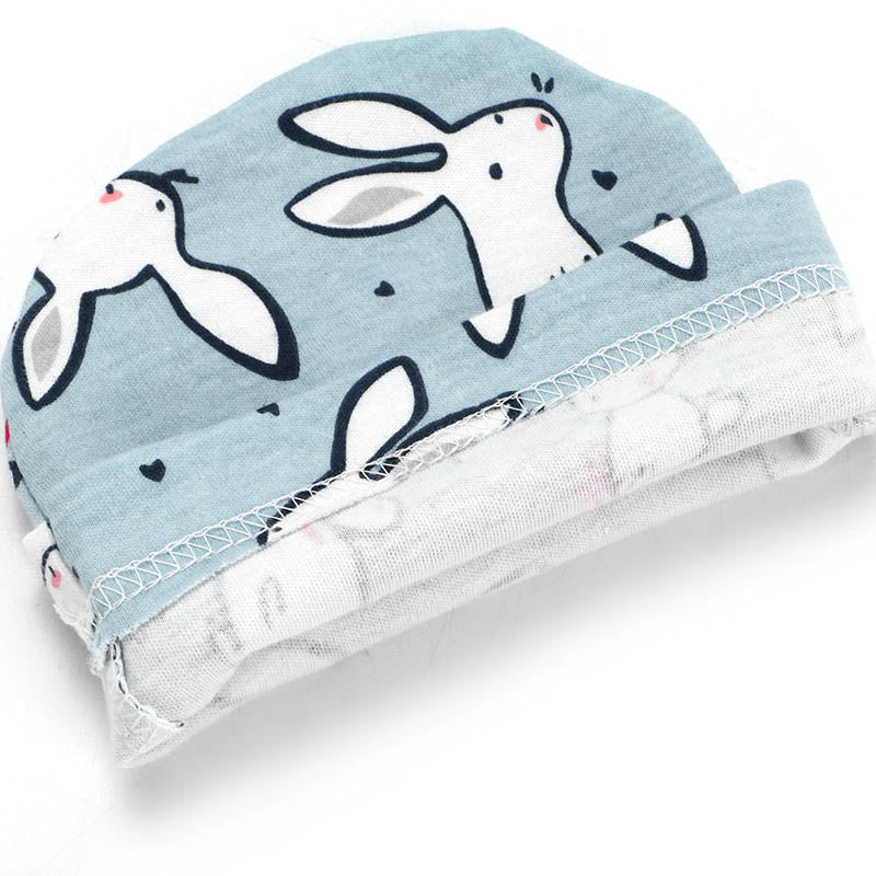 Newborn Imported Super Soft Pack of 5 Caps 0-6 Months