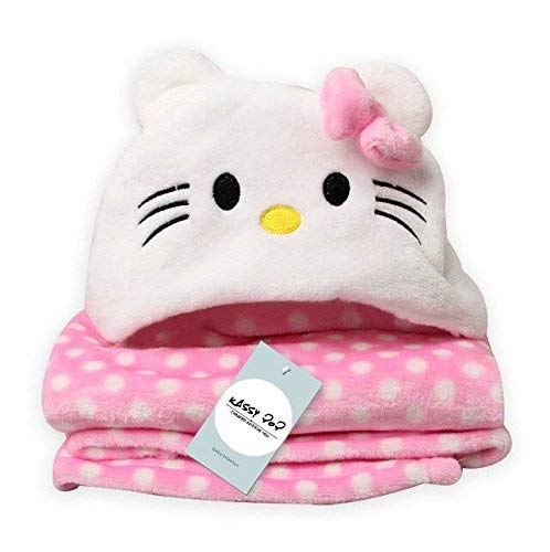 Baby Super Soft Cute 3D Character Hooded Baby AC Blanket