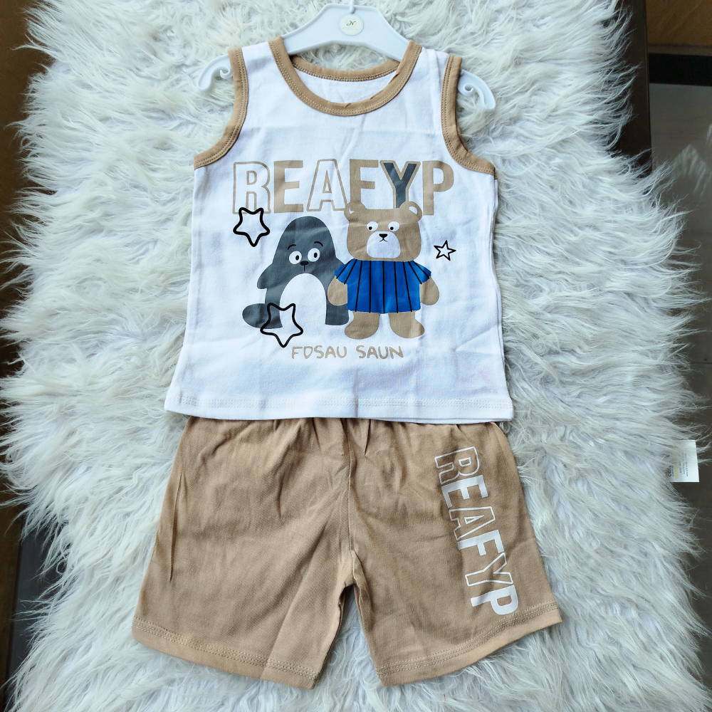 Baby Kids Cute Sleeveless Sando Dress for 0 - 5 Years
