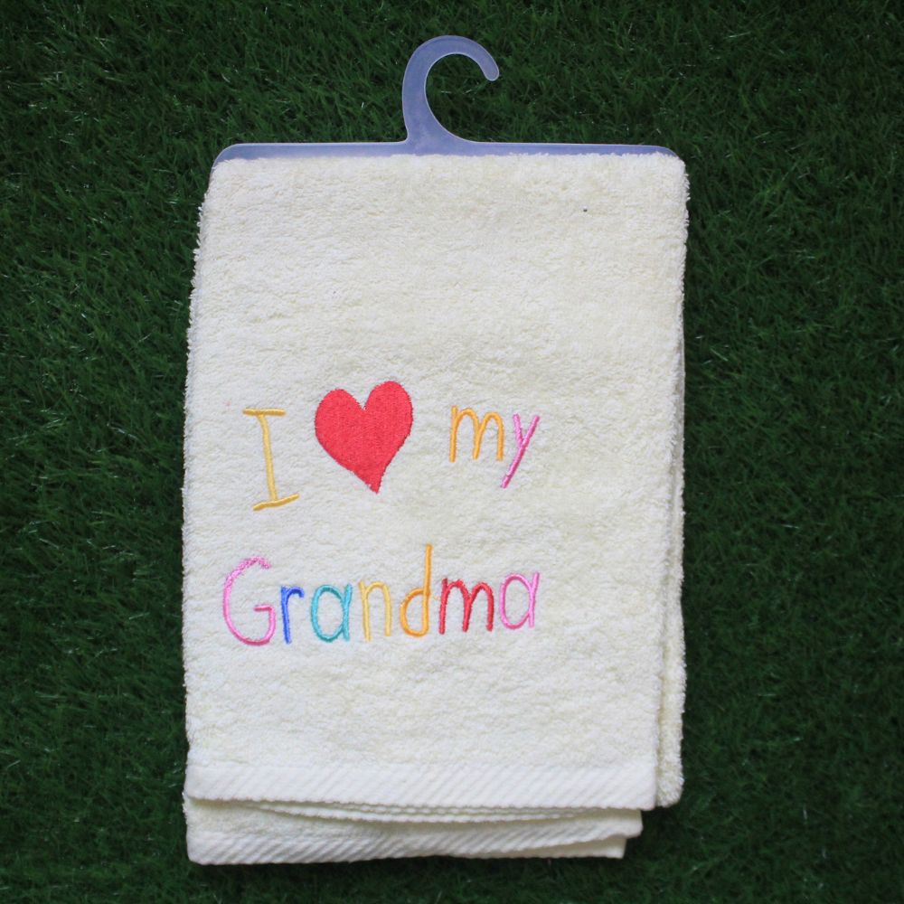 Baby Bath Embroidered Towel for 0-2 Years