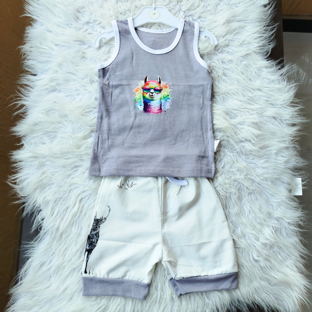 Baby Kids Cute Sleeveless Sando Dress for 0 - 5 Years