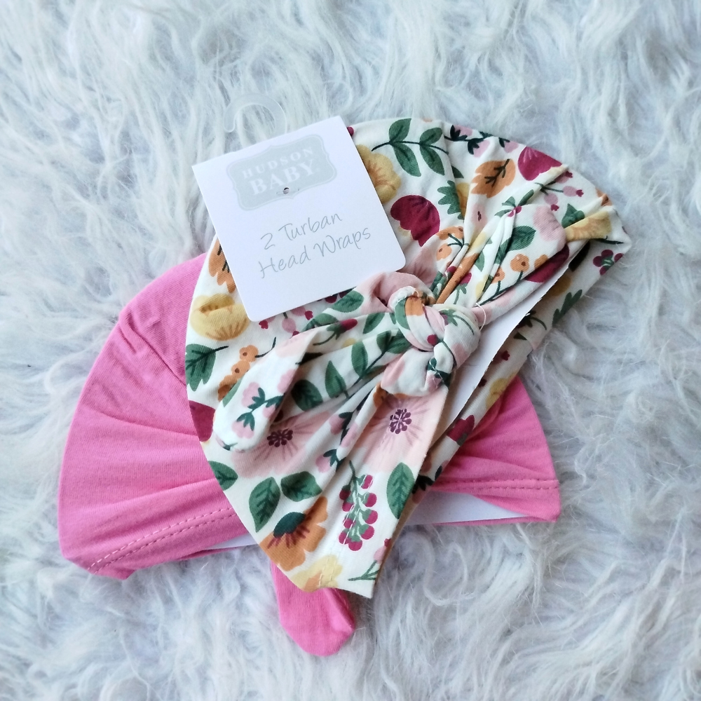 Imported Baby Pack of 2 Knot Cute Caps for 0-24 Months
