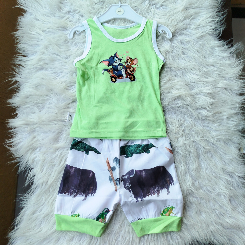 Baby Kids Cute Sleeveless Sando Dress for 0 - 5 Years