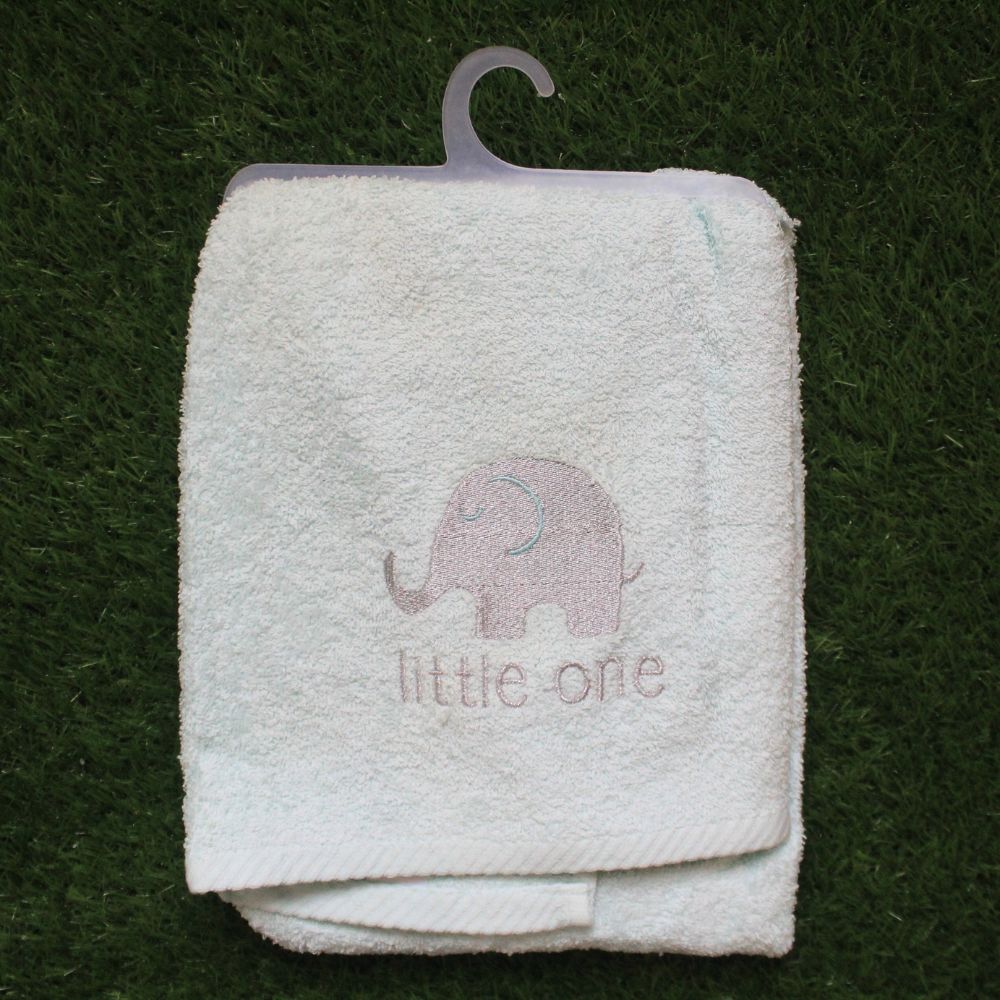 Baby Bath Embroidered Towel for 0-2 Years