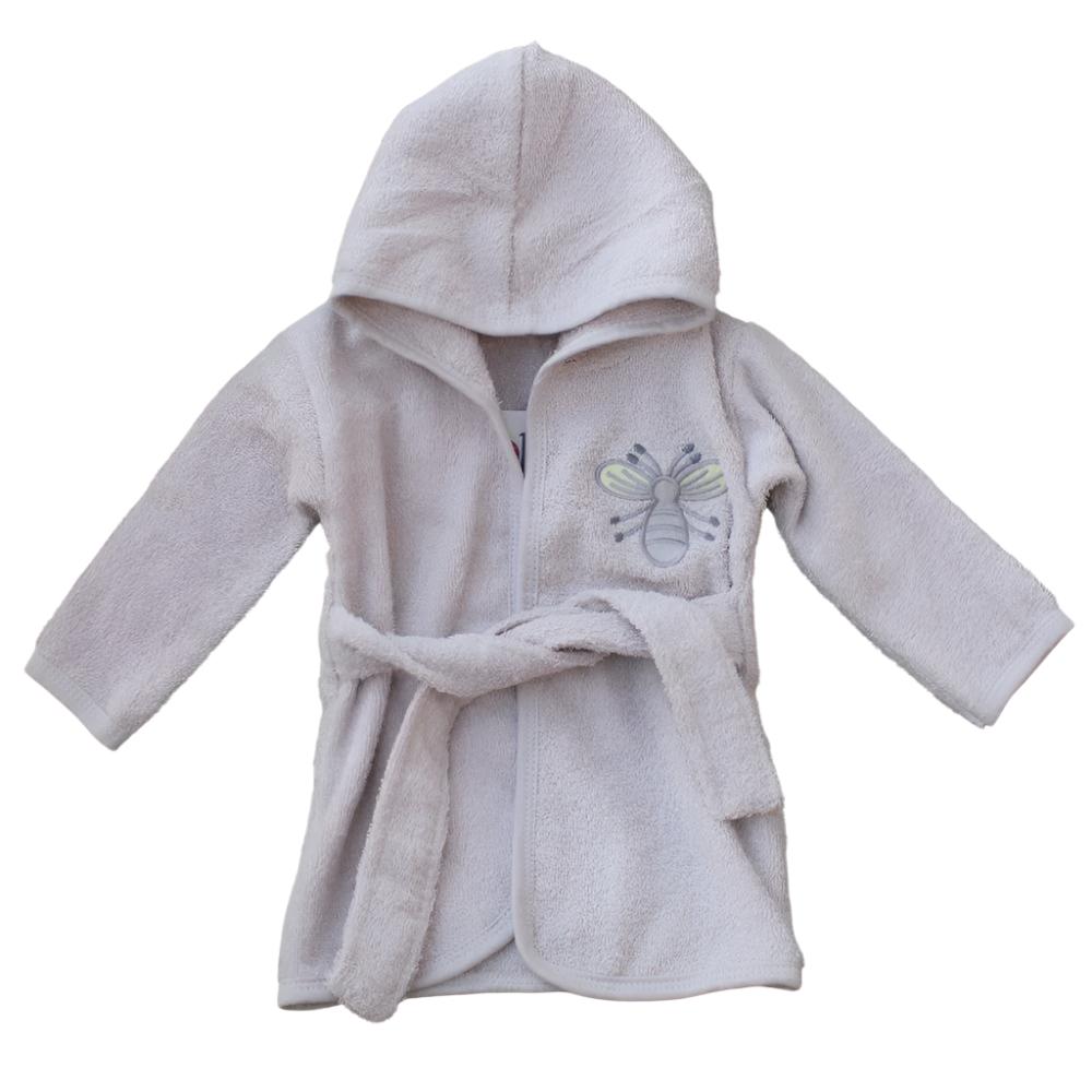 Baby Kids Bath Robe Bath Gown Towel with Full Sleeves and Hood for 0 to 18 Months