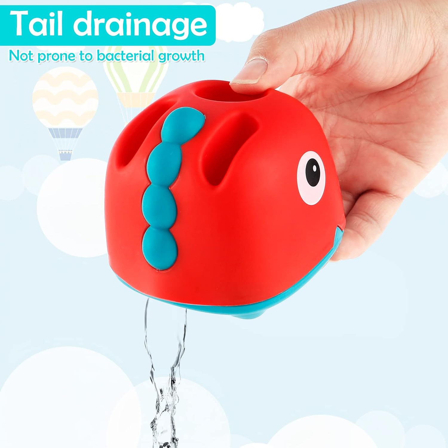 Imported Silicone Rotating Feeder Brush Set with Stand | Bottle, Pacifier & Straw Cleaner