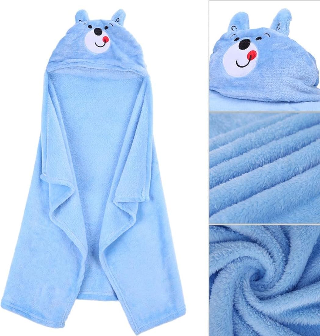 Baby Super Soft Cute 3D Character Hooded Baby AC Blanket