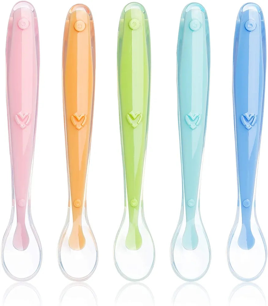 Imported Baby Soft Silicon Feeding Spoon 1 Pc