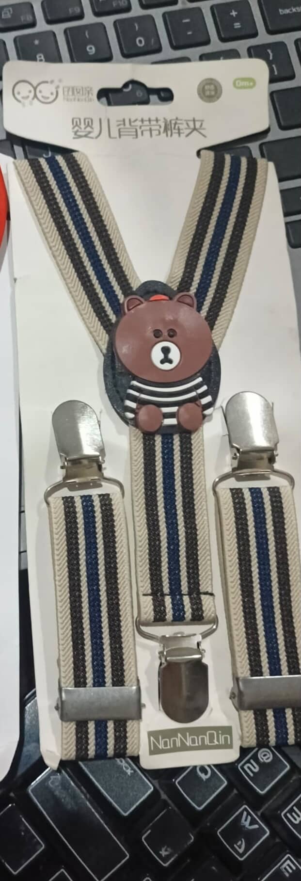 Imported Kids Suspenders Elastic Kids Gallace and Bow