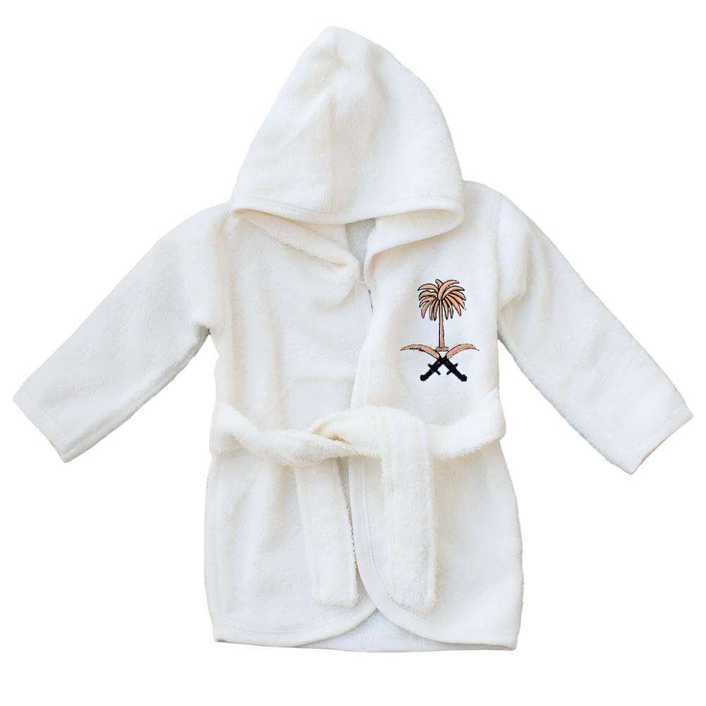 Baby Kids Bath Robe Bath Gown Towel with Full Sleeves and Hood for 0 to 18 Months