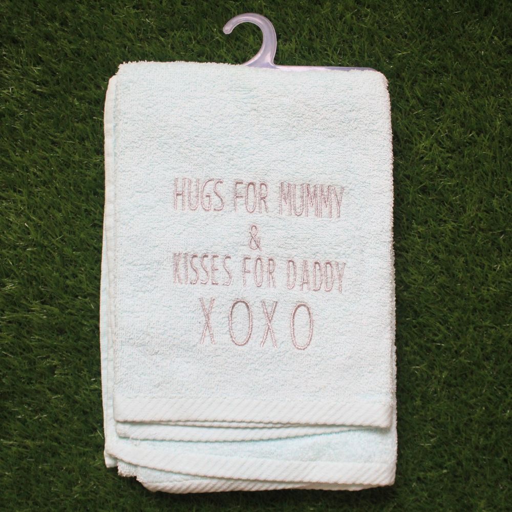 Baby Bath Embroidered Towel for 0-2 Years