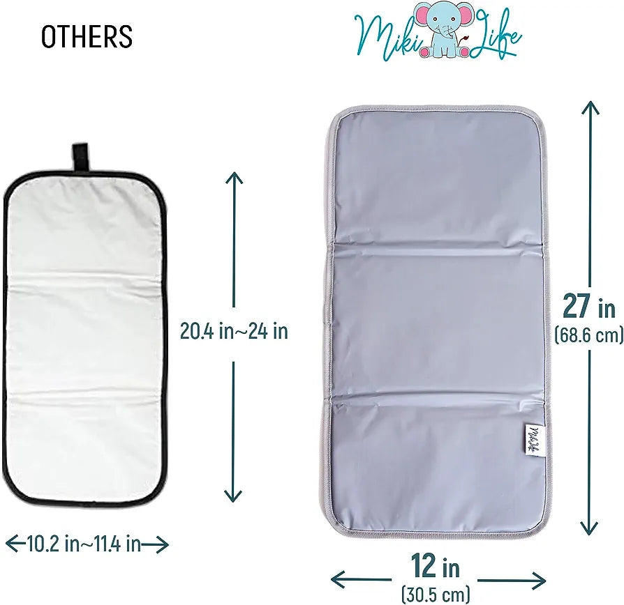 Imported Portable Waterproof Baby Diaper Changing Clutch Mat Foldable Pad