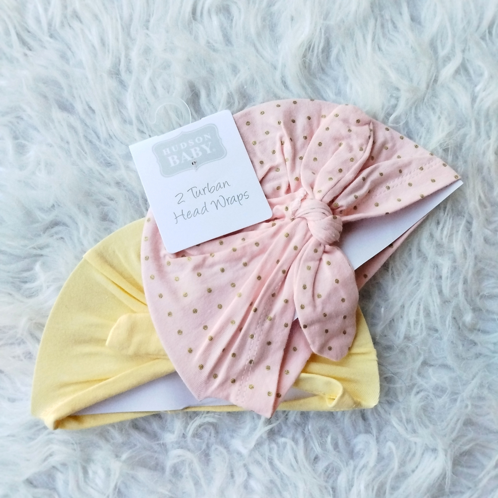 Imported Baby Pack of 2 Knot Cute Caps for 0-24 Months