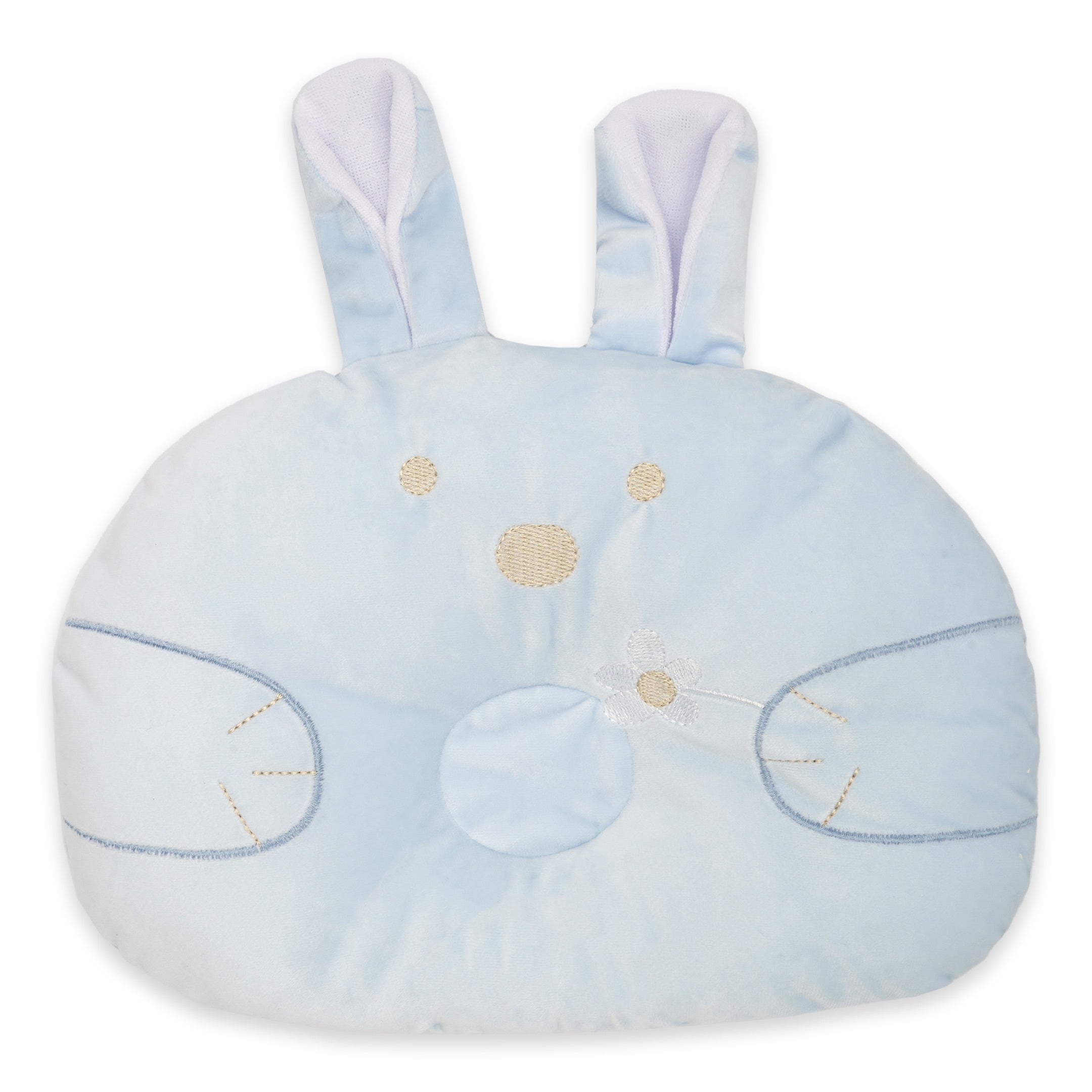 Baby Infant Sleeping Positioner Prevent Flat Head Bunny Pillow for 1-3 Years Kids