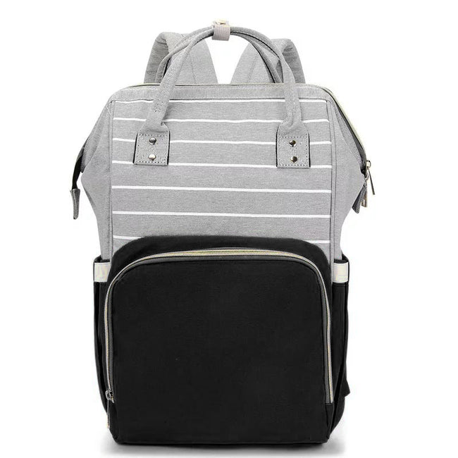 Imported Fashion Waterproof Oxford Diaper Bag Backpack Large Capacity