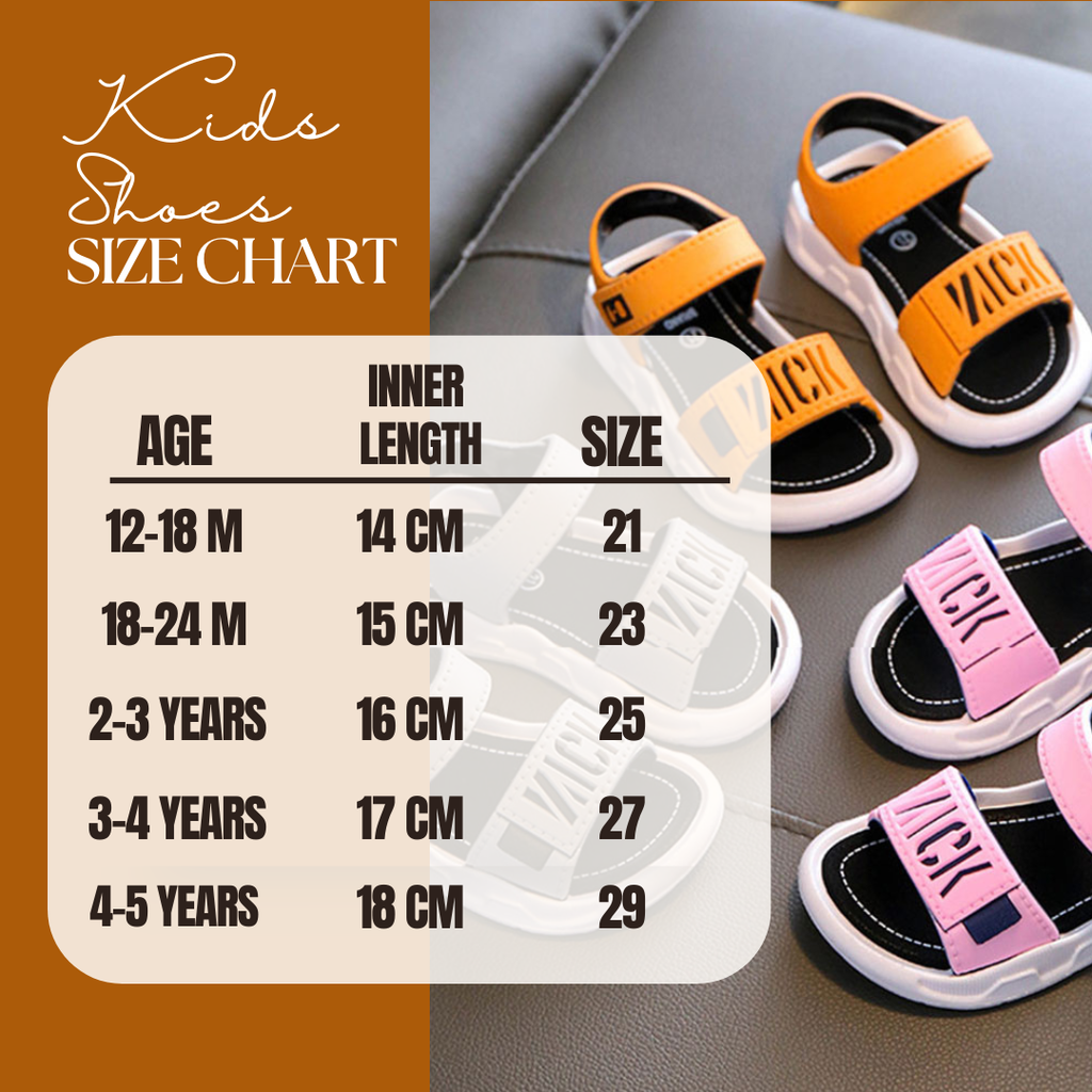 Imported Soft Bottom Non-Slip Kids Sandals – Lightweight Summer Shoes for Boys & Girls (1–5 Years)