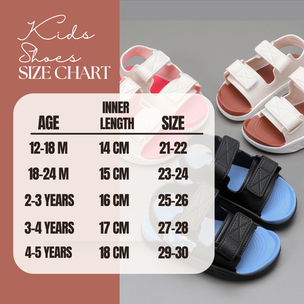 Imported Korean Style Kito Sandals for Kids – Soft Sole Non-Slip Summer Shoes for Boys & Girls (1–5 Years)