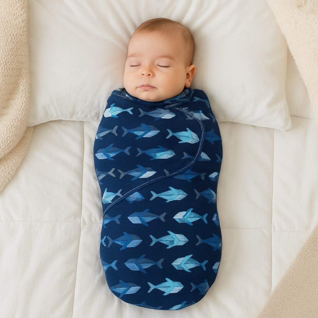 Imported Winter Baby Cute Printed Swaddle Wrap for 0-6 Months