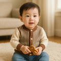 Imported Baby Kids Winter Super Soft Woolen Warm Sweaters Front Buttons Long Sleeve Pullover for 6 -24 Months