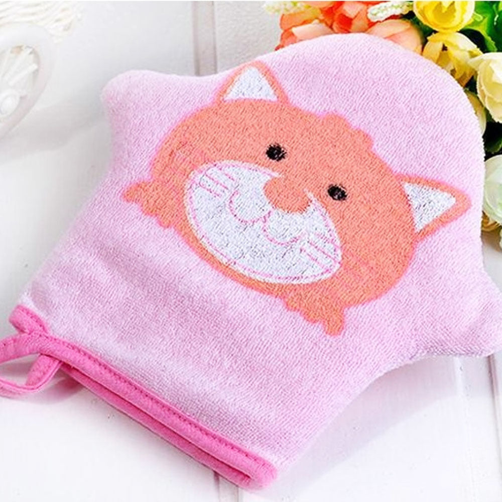 Imported Cute Character Baby Bath Glove Sponge