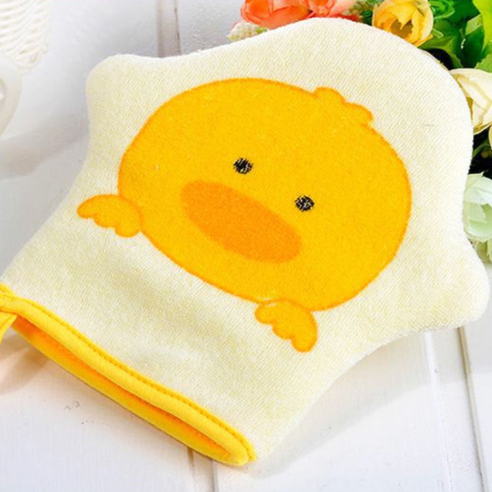 Imported Cute Character Baby Bath Glove Sponge